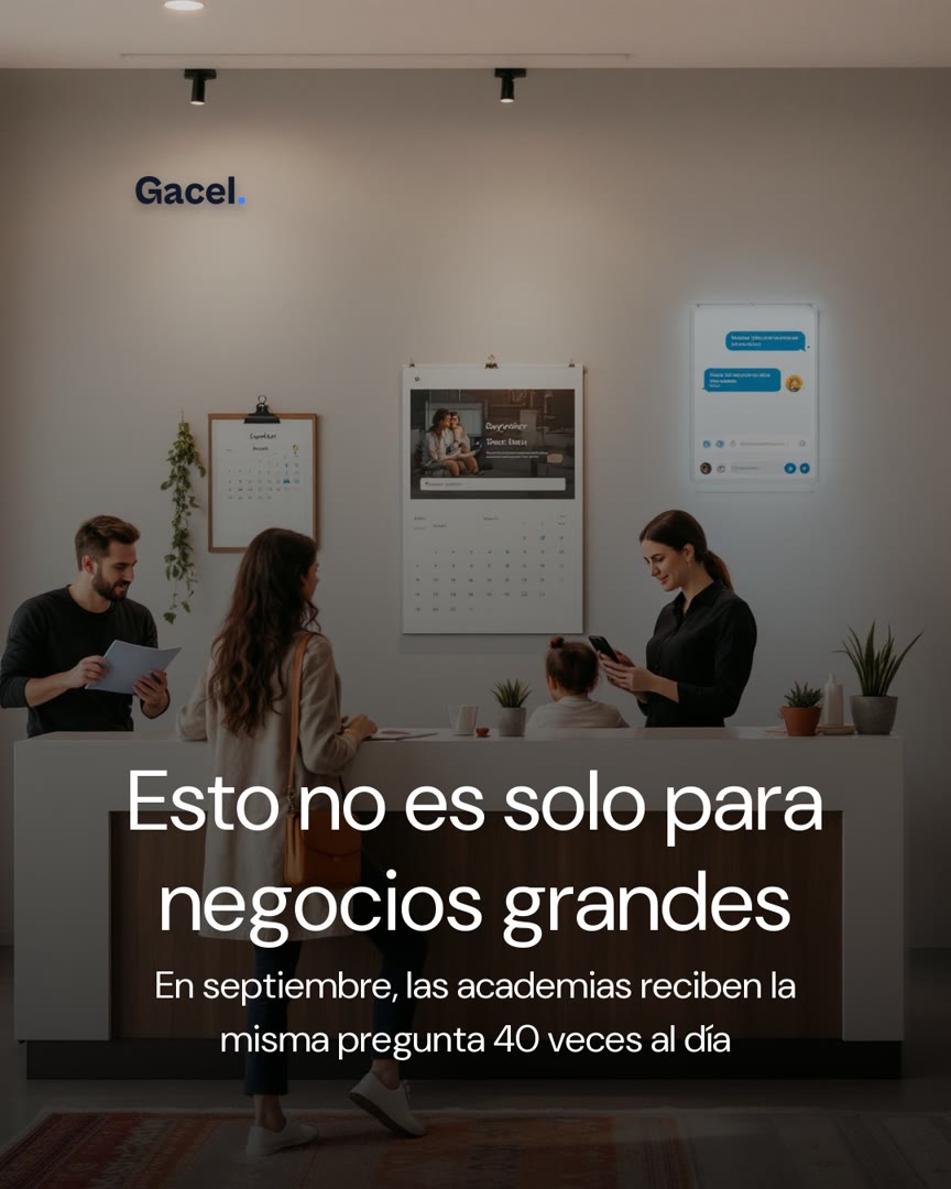 Publicación de @gacel.es del 5 de septiembre de 2026: «Esto no es solo para negocios grandes».